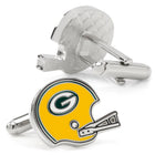 NFL Green Bay Packers Throwback Helmet Cufflinks - SARTORO537