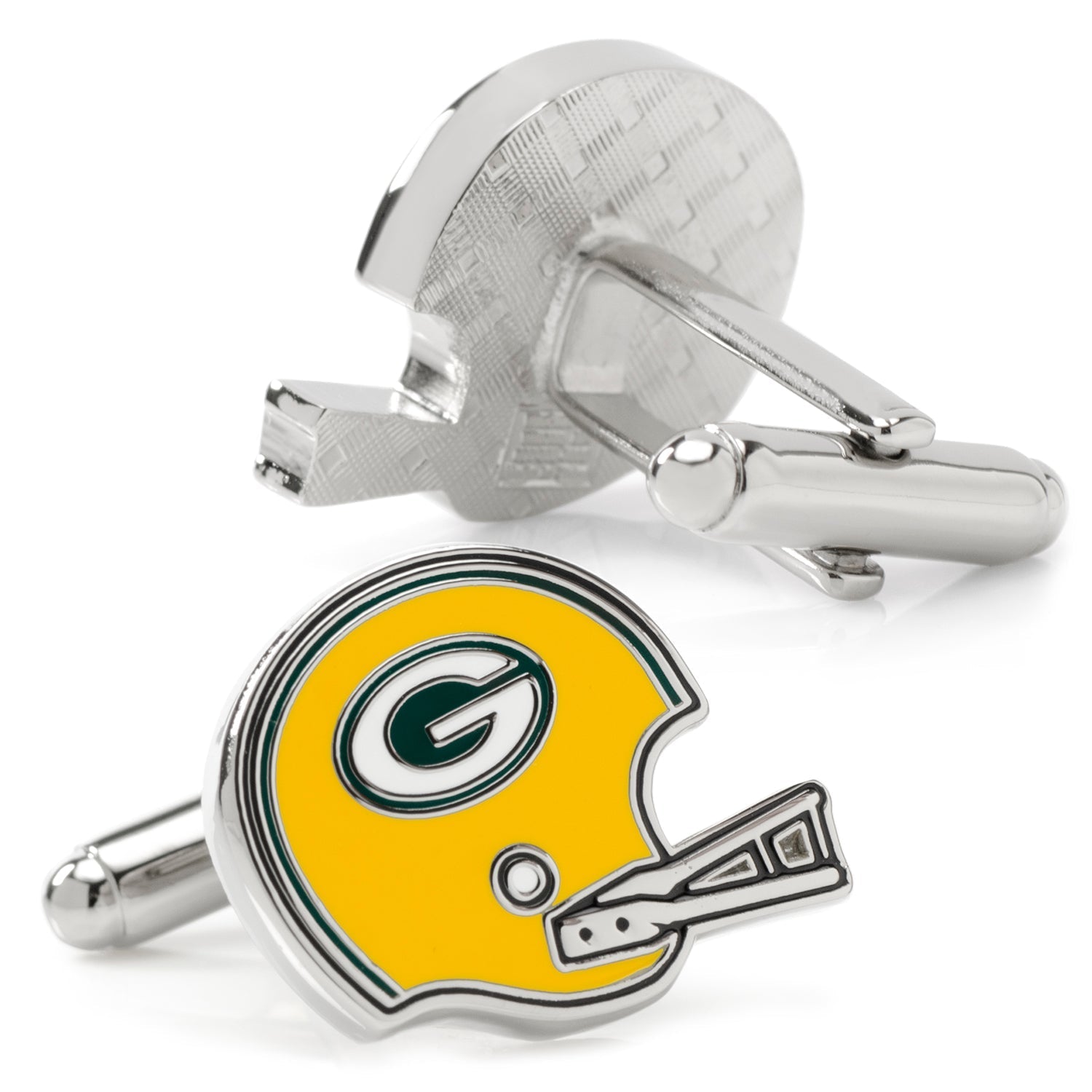 NFL Green Bay Packers Throwback Helmet Cufflinks - SARTORO974