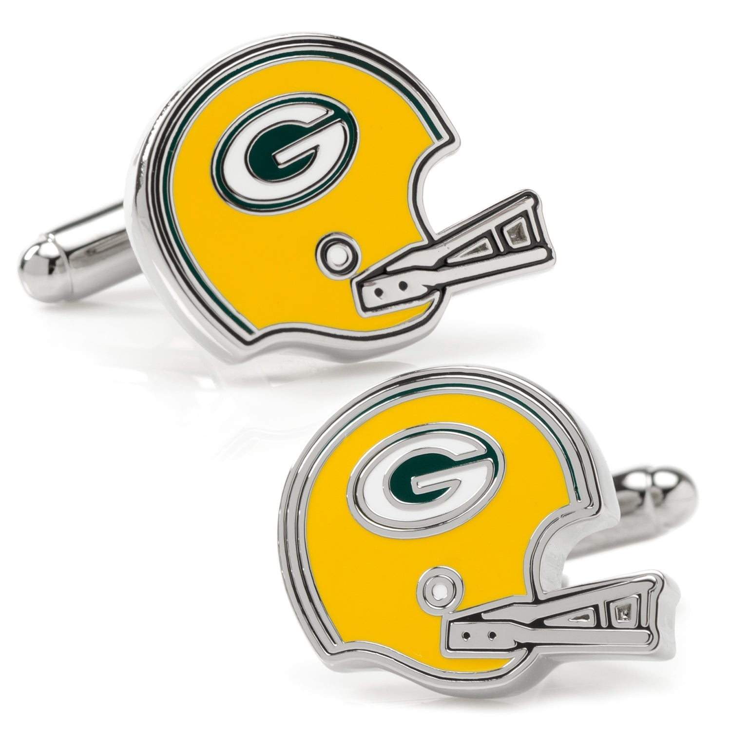 NFL Green Bay Packers Throwback Helmet Cufflinks757