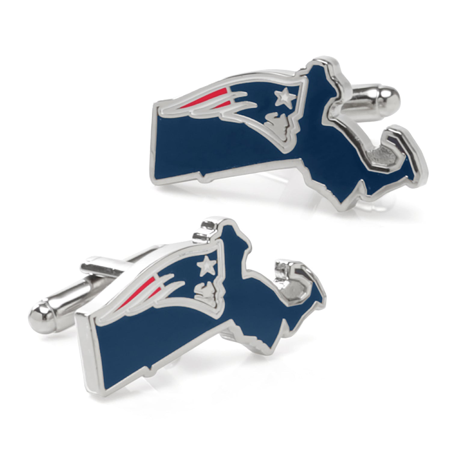 NFL New England Patriots State Shaped Cufflinks984