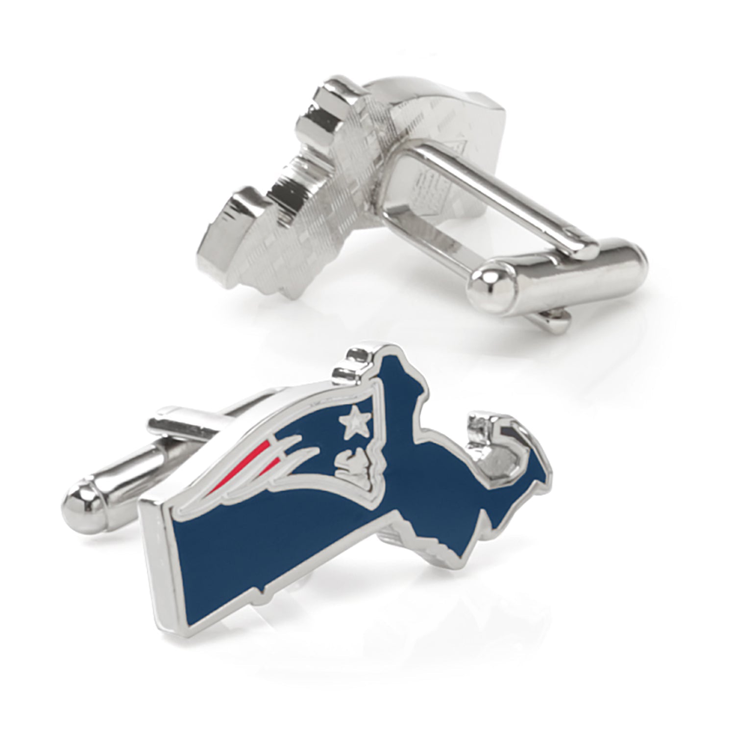 NFL New England Patriots State Shaped Cufflinks - SARTORO130