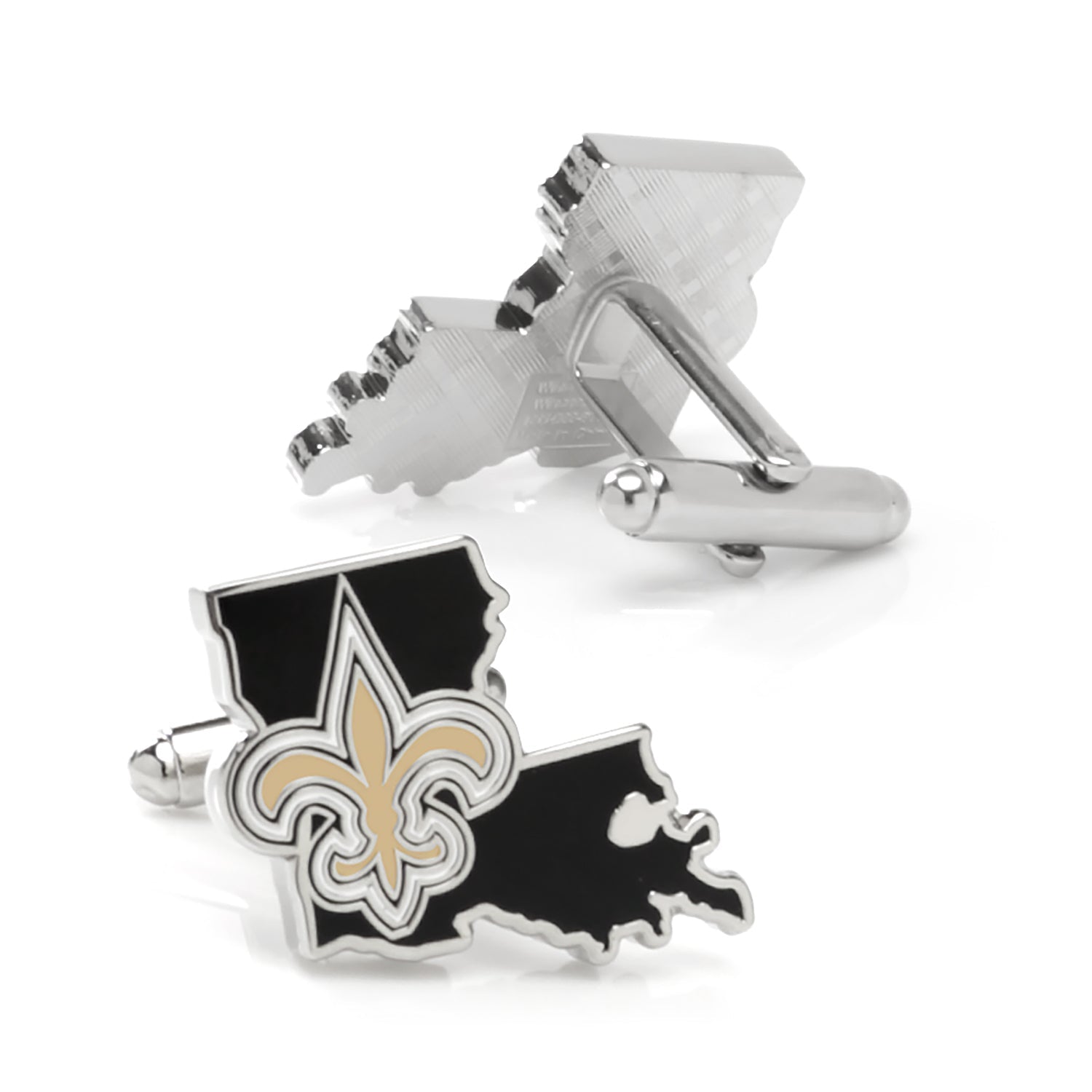NFL New Orleans Saints State Shaped Cufflinks - SARTORO684