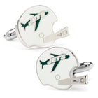 NFL New York Jets Retro Helmet Cufflinks - SARTORO871