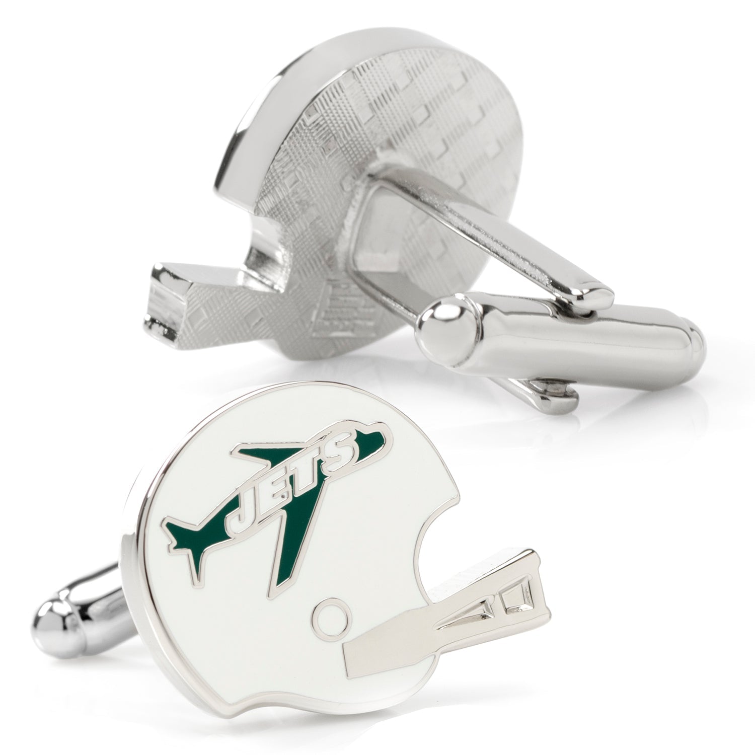 NFL New York Jets Retro Helmet Cufflinks - SARTORO30