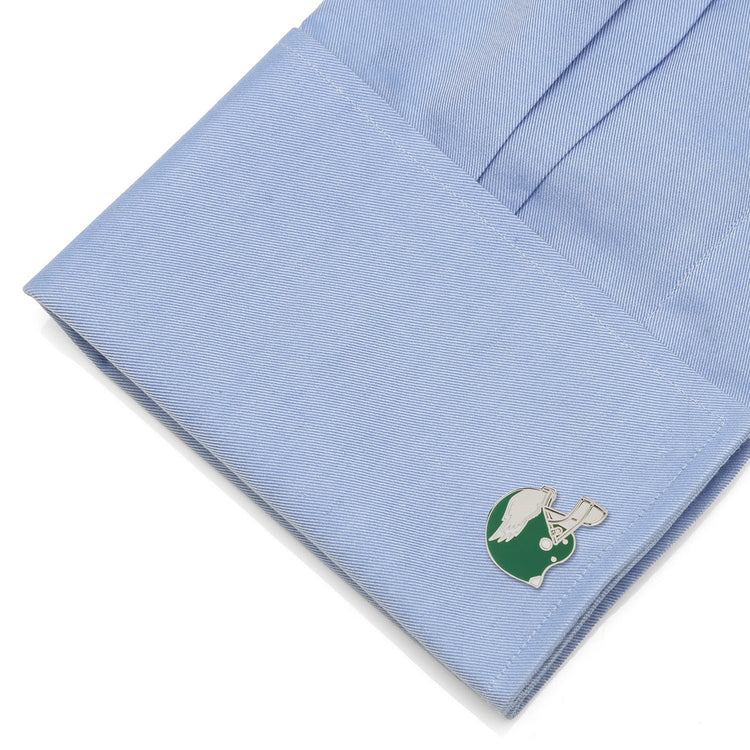 NFL Philadelphia Eagles Retro Helmet Cufflinks - SARTORO359