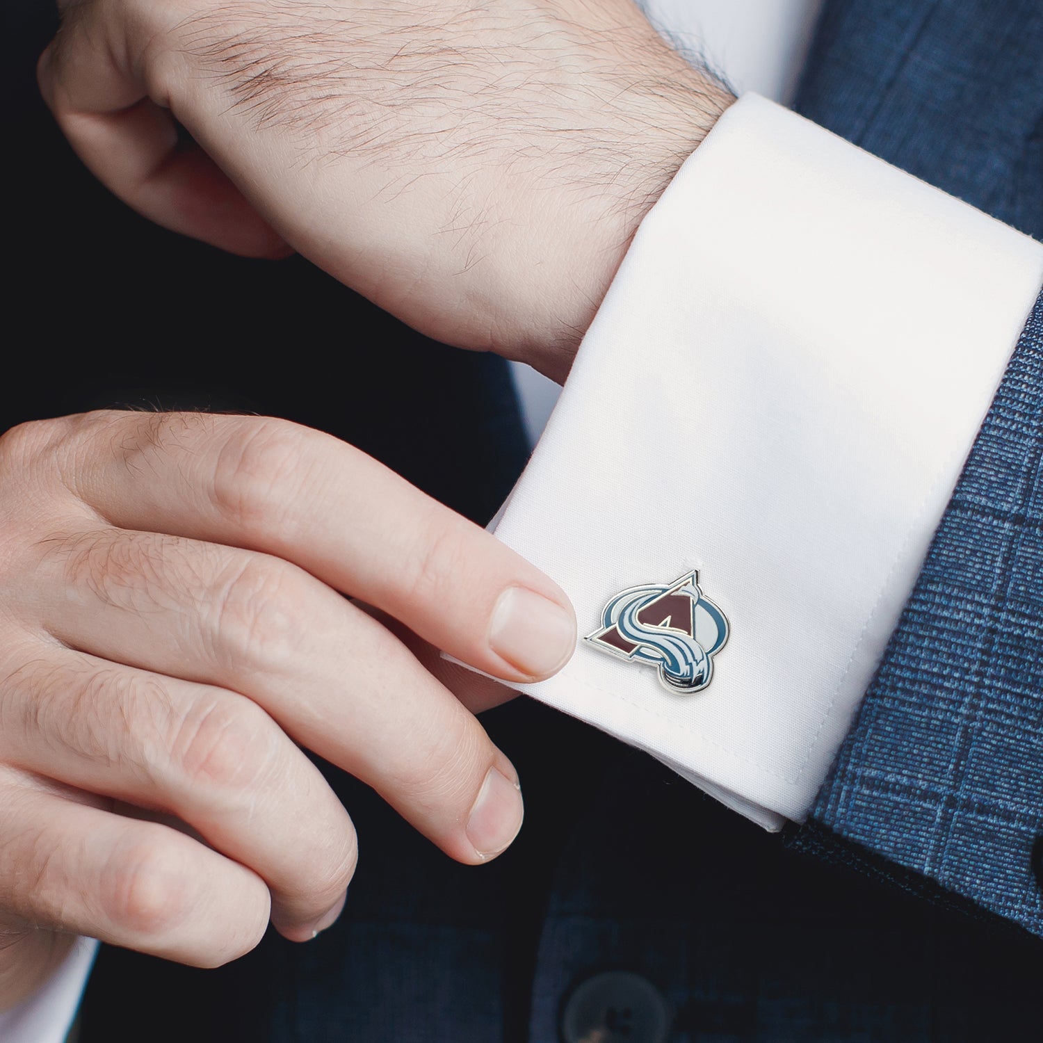 NHL Colorado Avalanche Cufflinks - SARTORO299