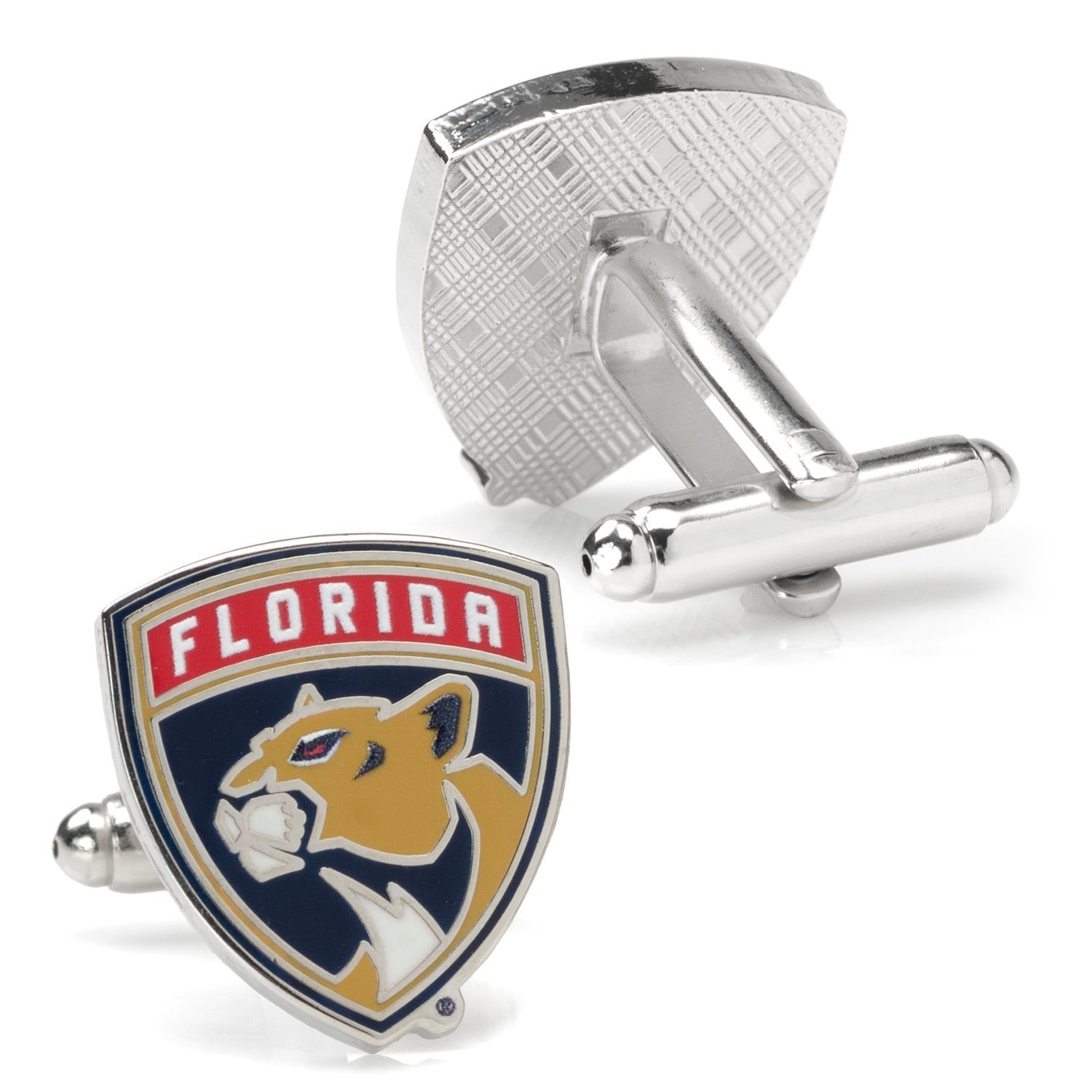 NHL Florida Panthers Shield Cufflinks - SARTORO391