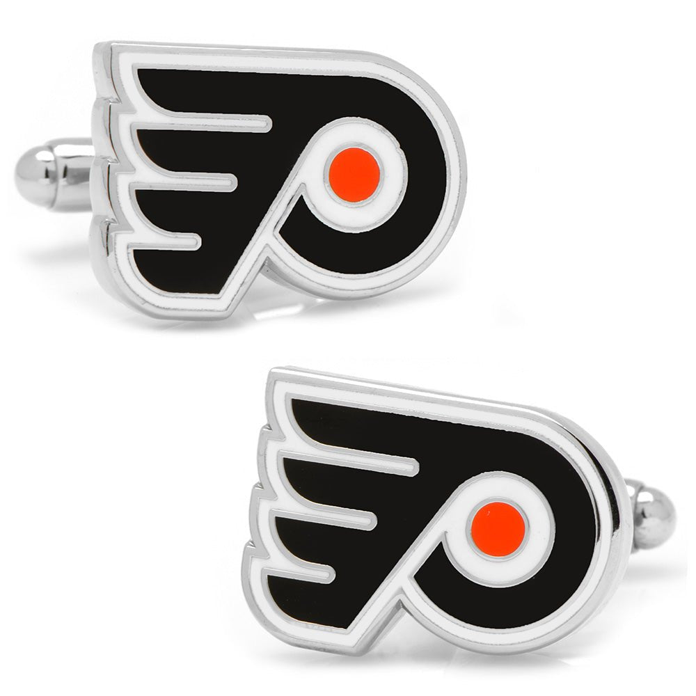 NHL Philadelphia Flyers Silver Cufflinks - SARTORO959