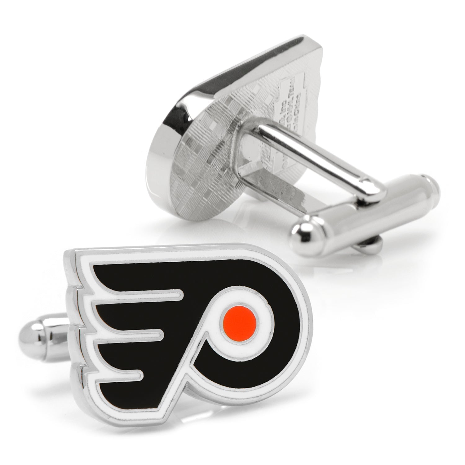 NHL Philadelphia Flyers Silver Cufflinks - SARTORO485
