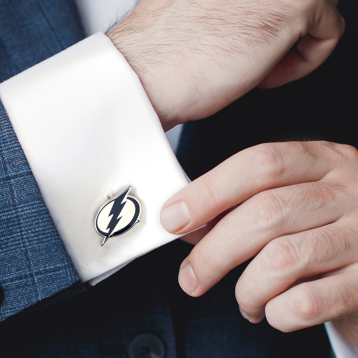 NHL Tampa Bay Lightning Cufflinks - SARTORO774