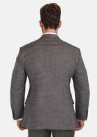 Nickel Grey Bamboo Ellis Jacket - SARTORO151