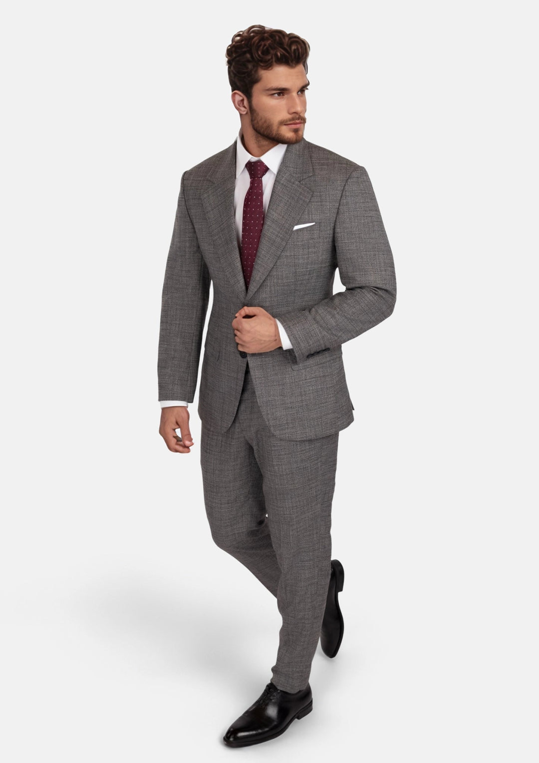 Nickel Grey Bamboo Ellis Suit - SARTORO