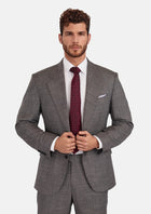 Nickel Grey Bamboo Ellis Suit - SARTORO260