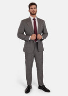 Nickel Grey Bamboo Ellis Suit - SARTORO704
