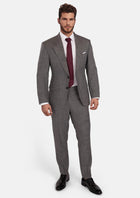 Nickel Grey Bamboo Ellis Suit - SARTORO362