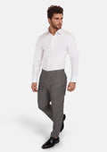 Nickel Grey Bamboo Pants - SARTORO