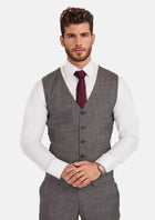 Nickel Grey Bamboo Vest - SARTORO970