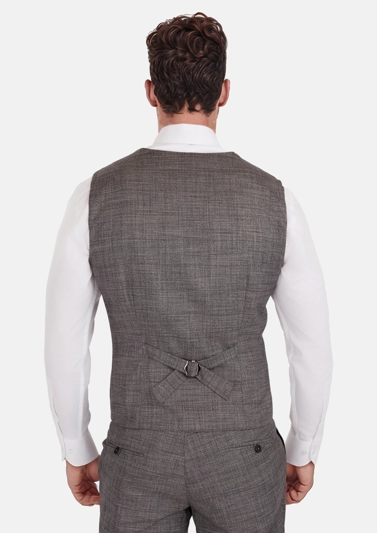 Nickel Grey Bamboo Vest - SARTORO