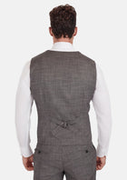Nickel Grey Bamboo Vest - SARTORO928