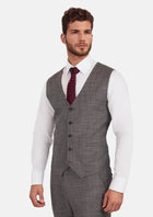 Nickel Grey Bamboo Vest - SARTORO895
