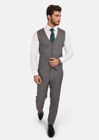 Nickel Grey Bamboo Vest - SARTORO898