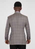 Nickel Grey Checked Jacket - SARTORO869