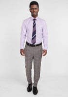 Nickel Grey Checked Pants - SARTORO671