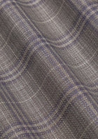 Nickel Grey Checked Pants - SARTORO28