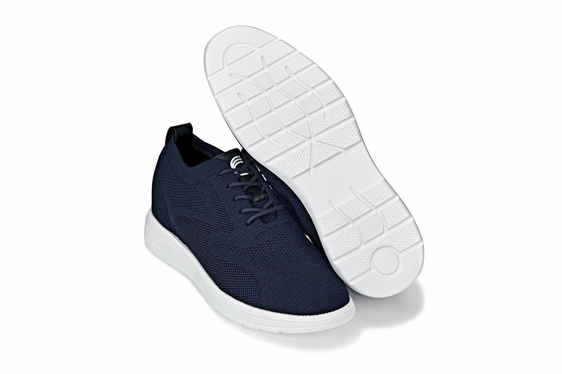 Night Blue Lace Up Casual Walker - 2798