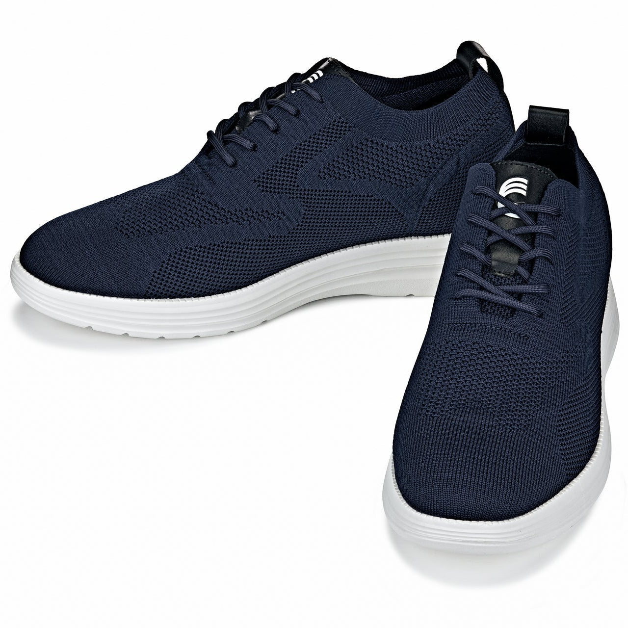 Night Blue Lace Up Casual Walker - 2475