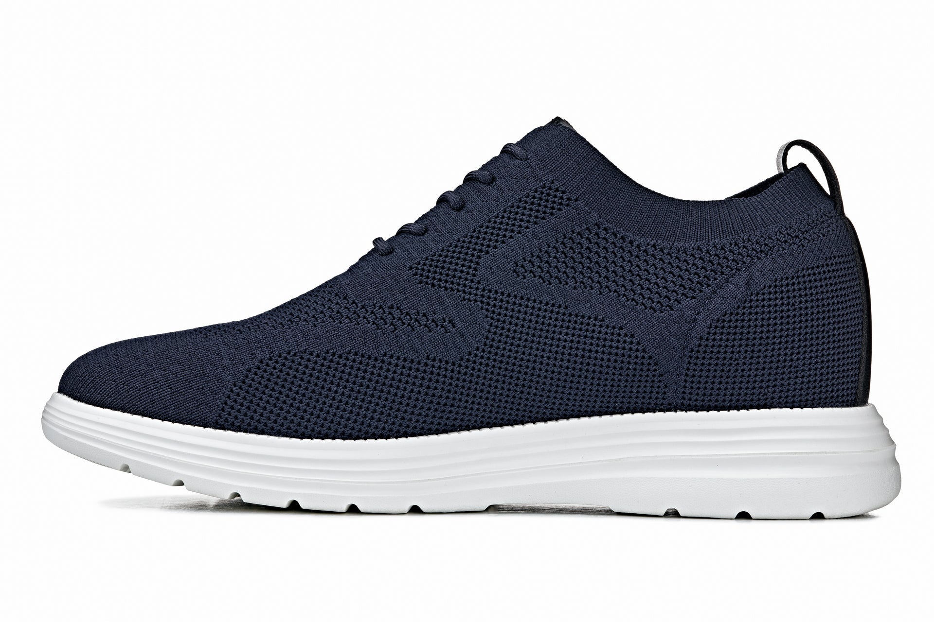 Night Blue Lace Up Casual Walker - 2750