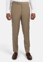 Nobility Light Brown Pants - SARTORO186