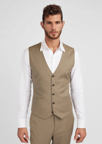 Nobility Light Brown Vest - SARTORO