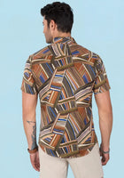 Nomad Stripe Silk Shirt - SARTORO857