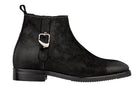 Nubuck Black Chelsea Ankle Boots - 3 Inches Taller - SARTORO766