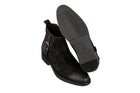 Nubuck Black Chelsea Ankle Boots - 3 Inches Taller - SARTORO74