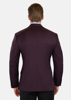 Obsidian Purple Italian Wool Jacket - SARTORO824