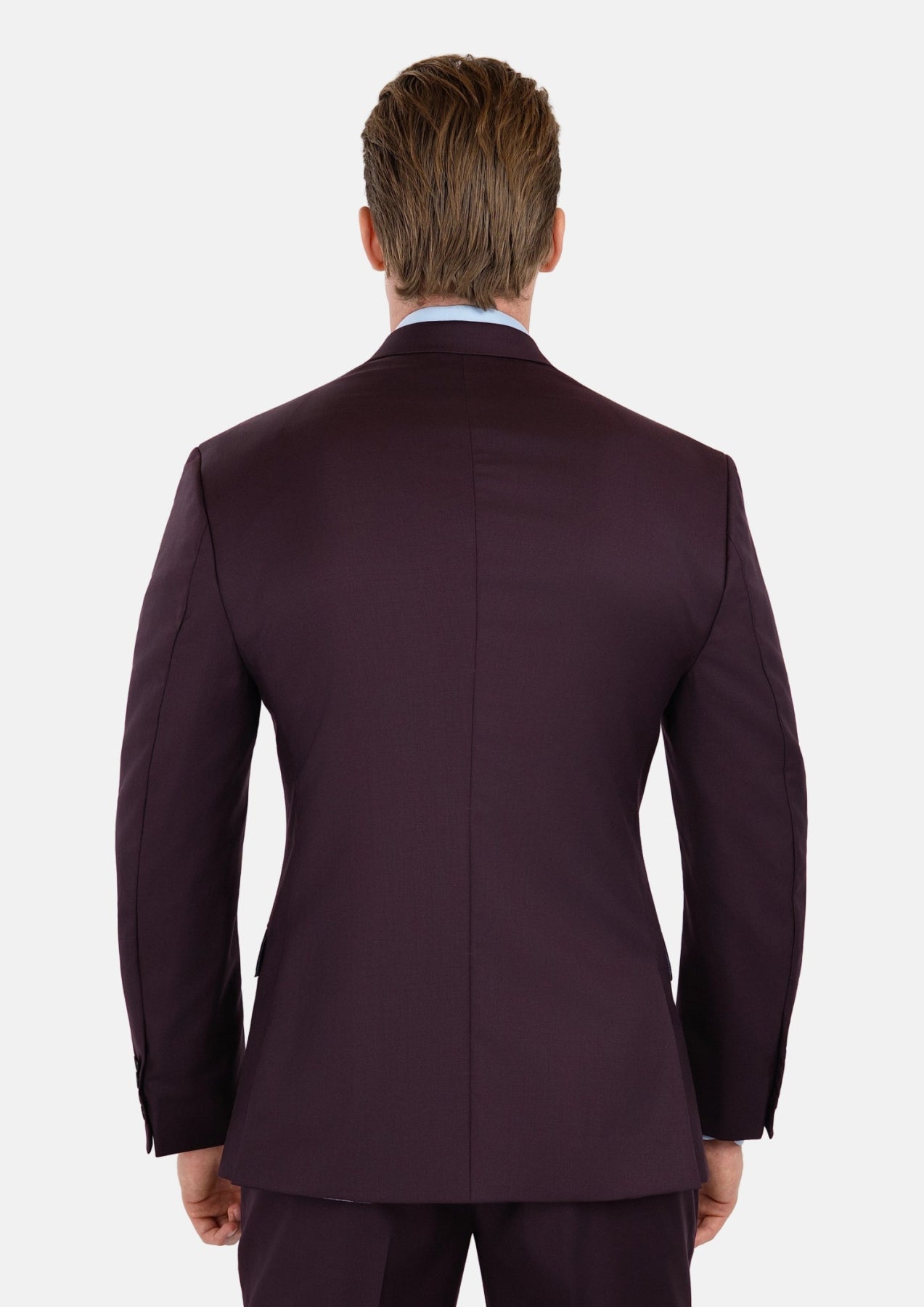 Obsidian Purple Italian Wool Suit - SARTORO