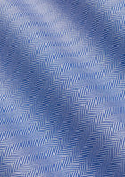 Ocean Blue Herringbone Shirt - SARTORO835