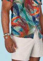 Ocean Swirl Silk Shirt - SARTORO390
