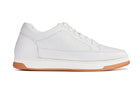 Off-White & Gum Sole Elevated Micro-Perforated Leather Sneakers - 2526
