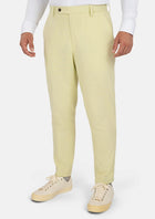 Olive Cream Linen Blend Pants - SARTORO508