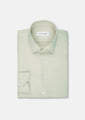 Olive Cream Linen Blend Shirt - SARTORO