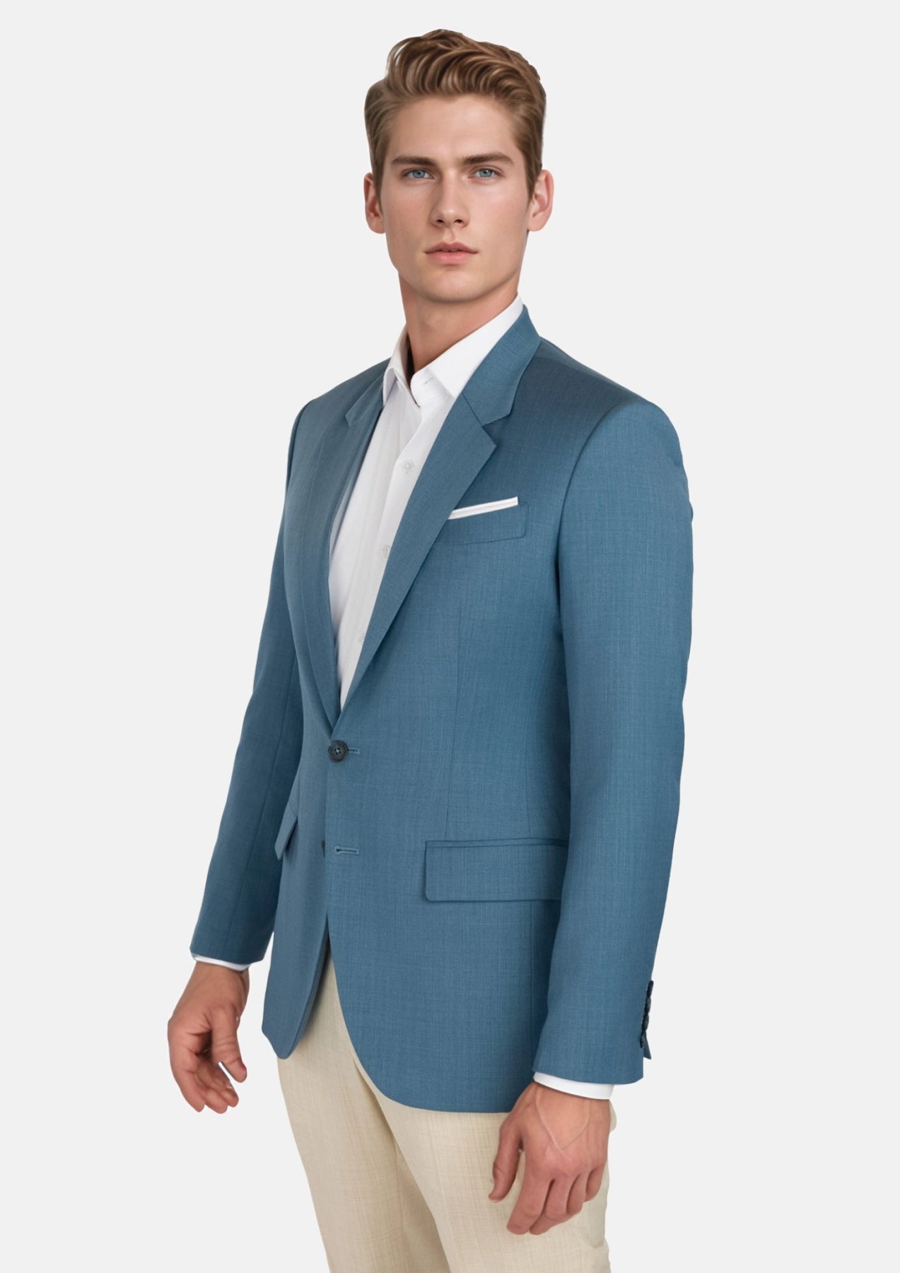 Olympic Blue Performance Stretch Jacket - SARTORO
