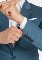 Olympic Blue Performance Stretch Jacket - SARTORO261