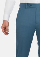 Olympic Blue Performance Stretch Suit Pants - SARTORO308