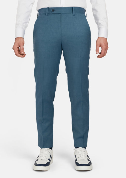 Olympic Blue Performance Stretch Suit Pants - SARTORO