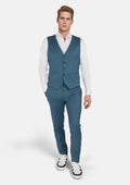 Olympic Blue Performance Stretch Vest - SARTORO