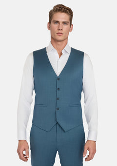 Olympic Blue Performance Stretch Vest - SARTORO