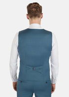 Olympic Blue Performance Stretch Vest - SARTORO758